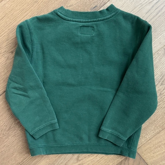 Roots Canada Kids Retro Vintage-Style Sweatshirt - Size 5T - Green & Yellow - Picture 2 of 7